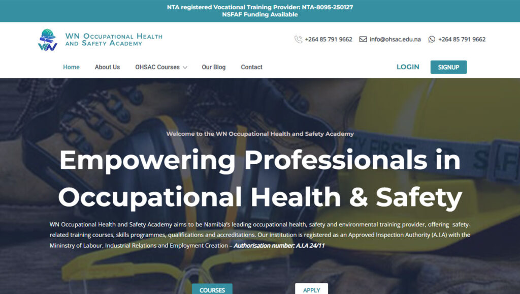 ohsac-website-redesigned-by-yana-techonology-solutions-cc